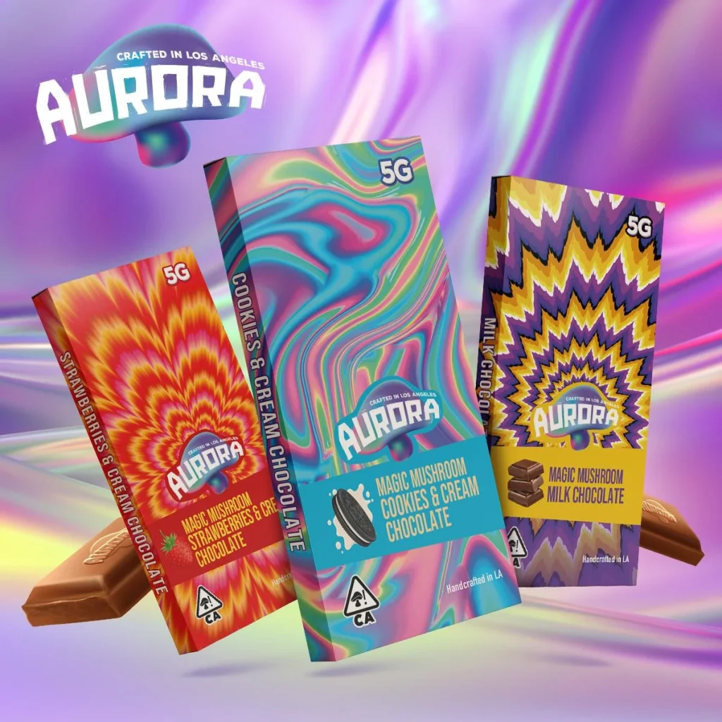 aurora chocolate | aurora mushroom chocolate
