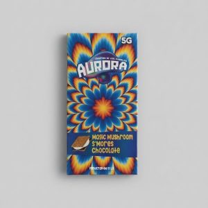 Aurora Mushroom Chocolate Bar 5g – S’mores