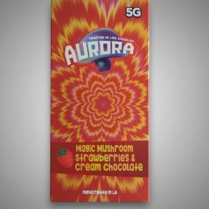 Aurora Mushroom Chocolate Bar 5g – Strawberries & Cream