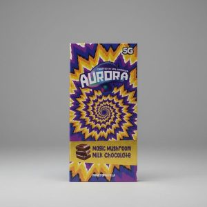 Aurora Mushroom Chocolate Bar 5g – Milk Chocolate